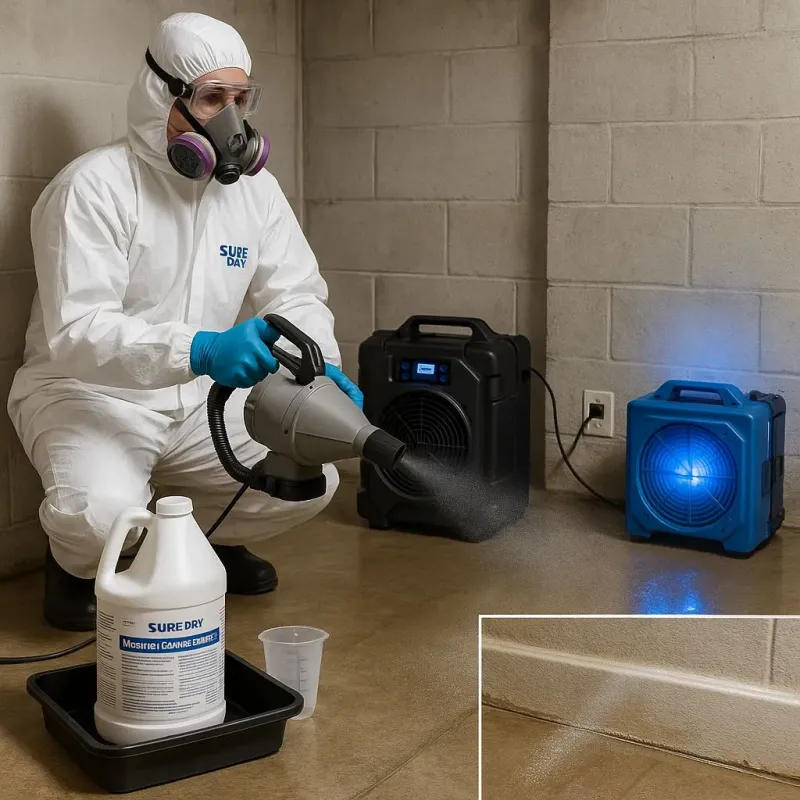 Sanitization and Odor Removal process in Proctor, MN
